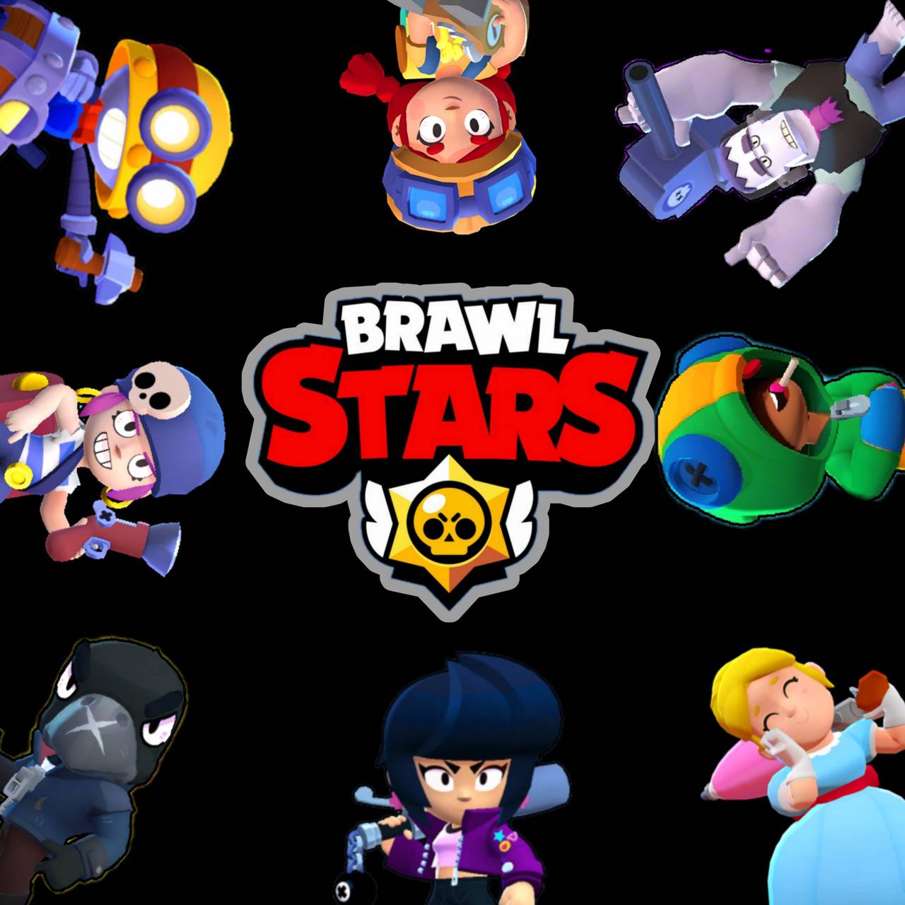 Игра браво старс картинки. Браво Stars Brawl Stars. Brawl Stars персонажи с названиями. Brawl Stars фон. Brawl Stars плакат.
